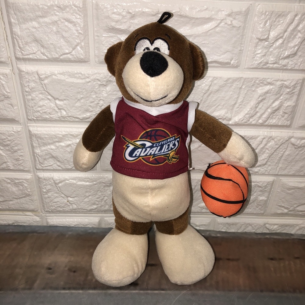 NBA Cleveland Cavaliers 12" Plush Stuffed Animal Toy Teddy Bear W/ Basketball